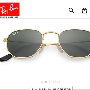 Ray-Ban Hexagonal Sunglasses - with Case!